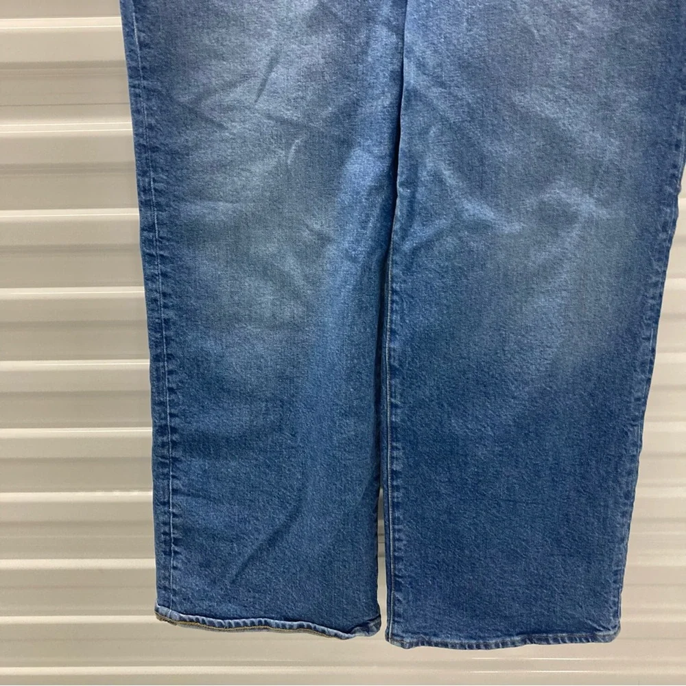 J. Crew Classic Blue Wide Leg Jeans - Picture 7 of 11